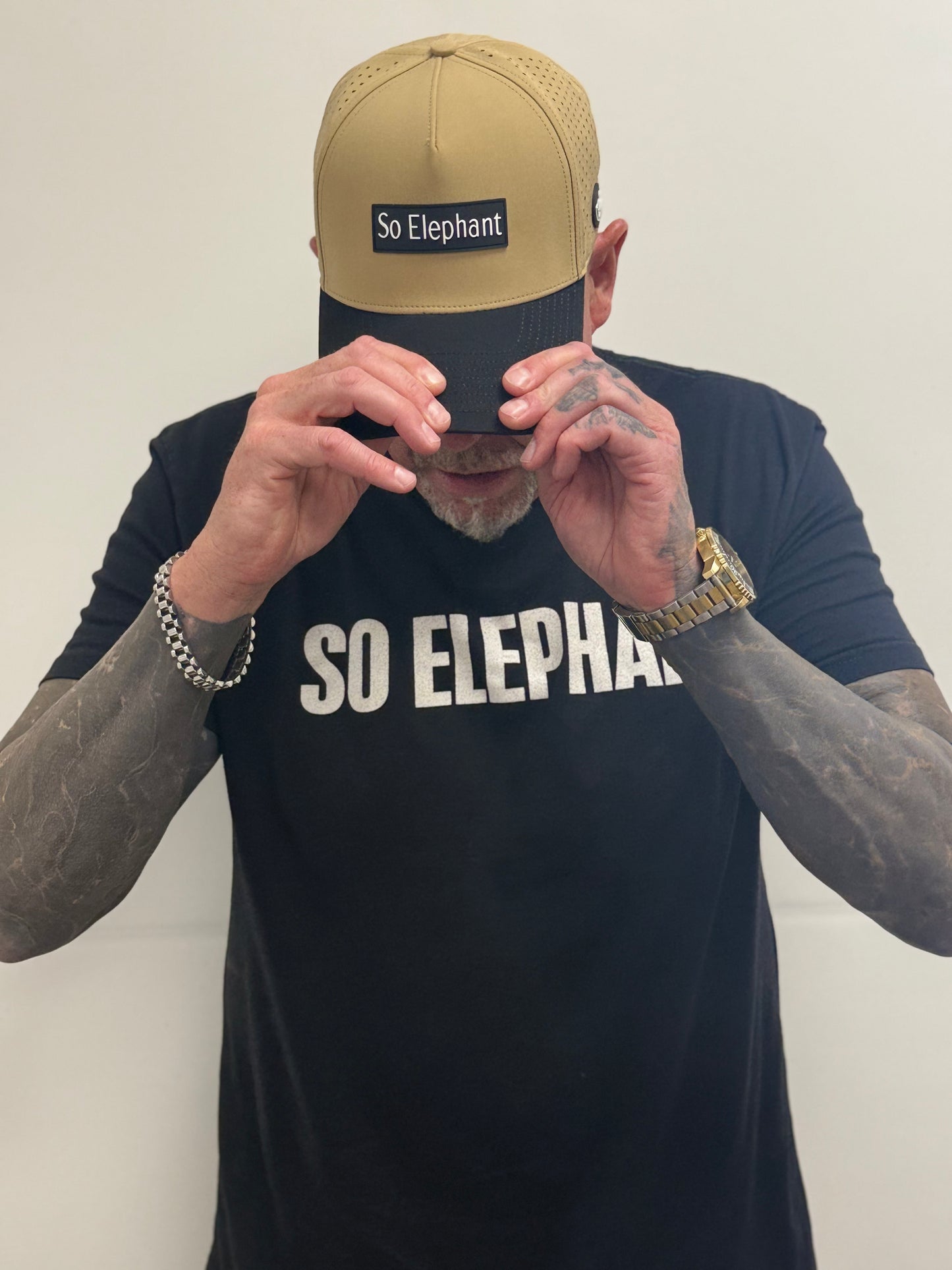 Legacy Mode Snapback Tan & Black SE Front