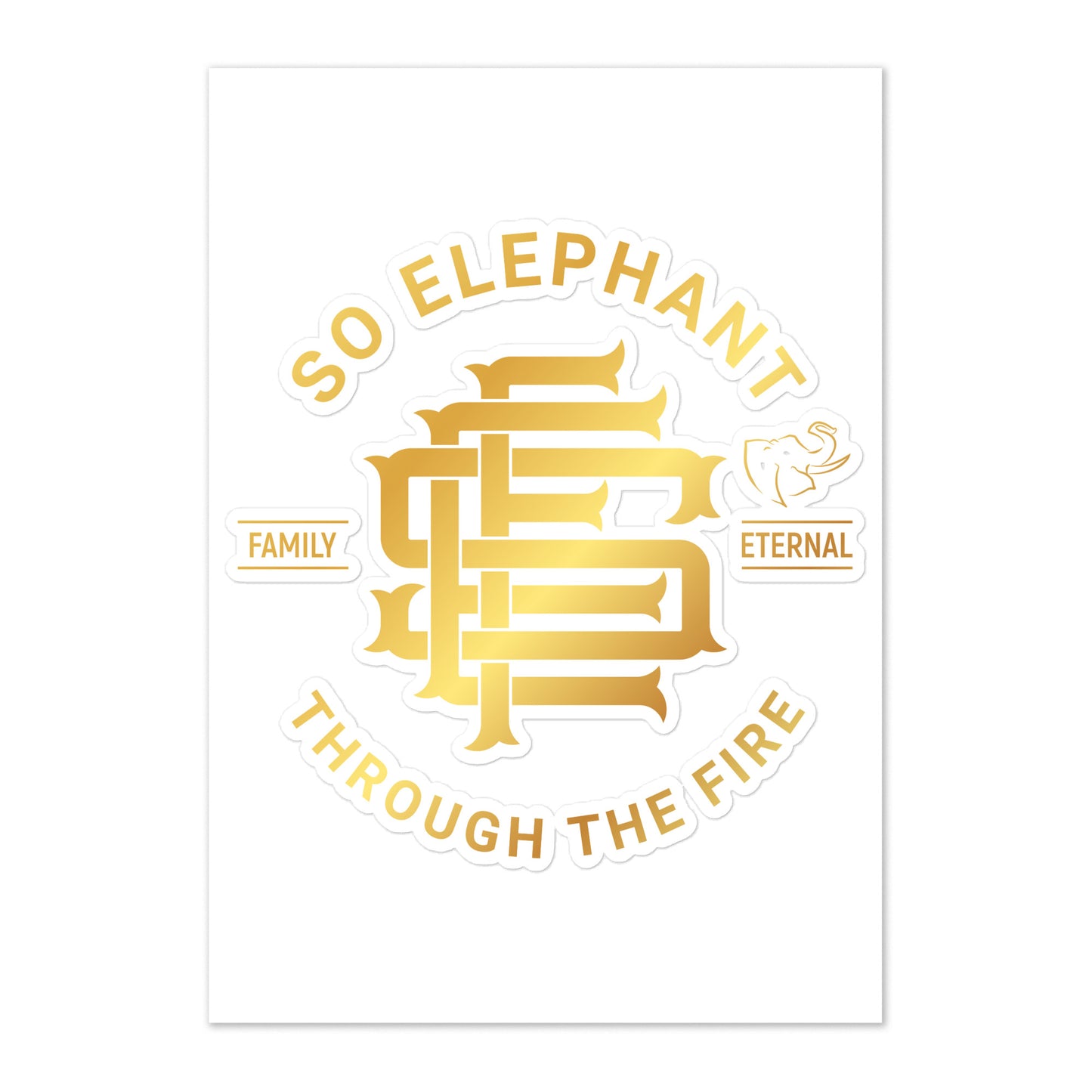 Through The Fire Sticker sheet