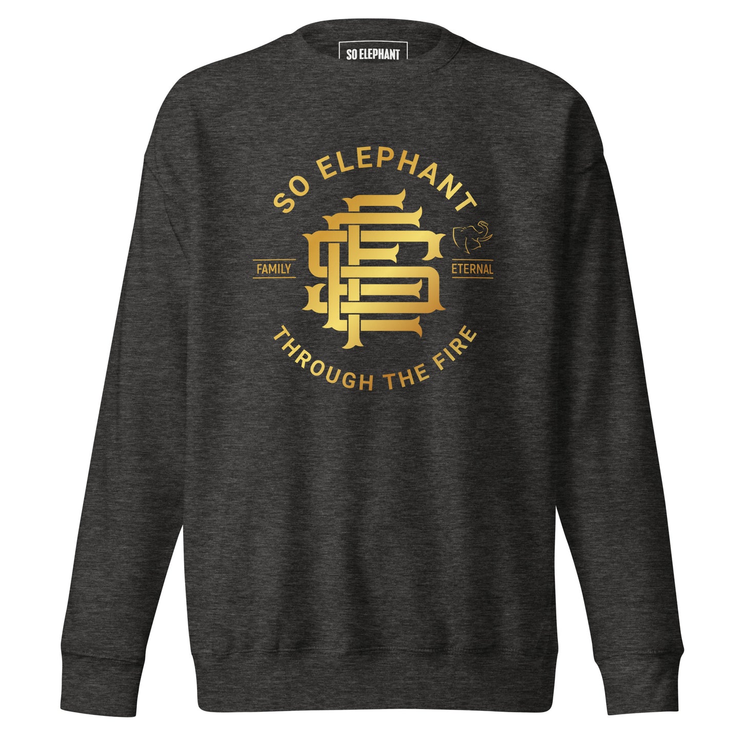SO ELEPHANT MEN'S "THROUGH THE FIRE" Premium Sweatshirt