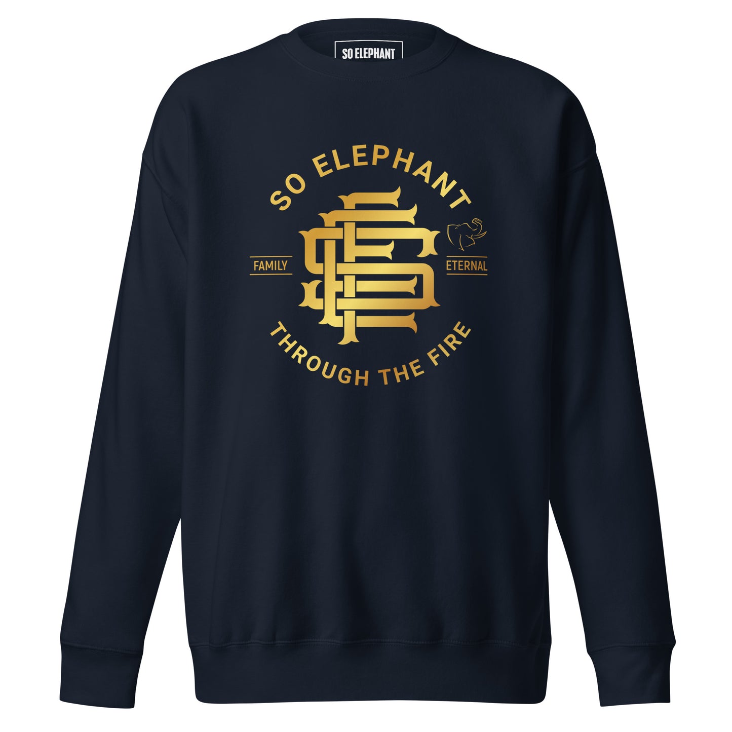 SO ELEPHANT MEN'S "THROUGH THE FIRE" Premium Sweatshirt