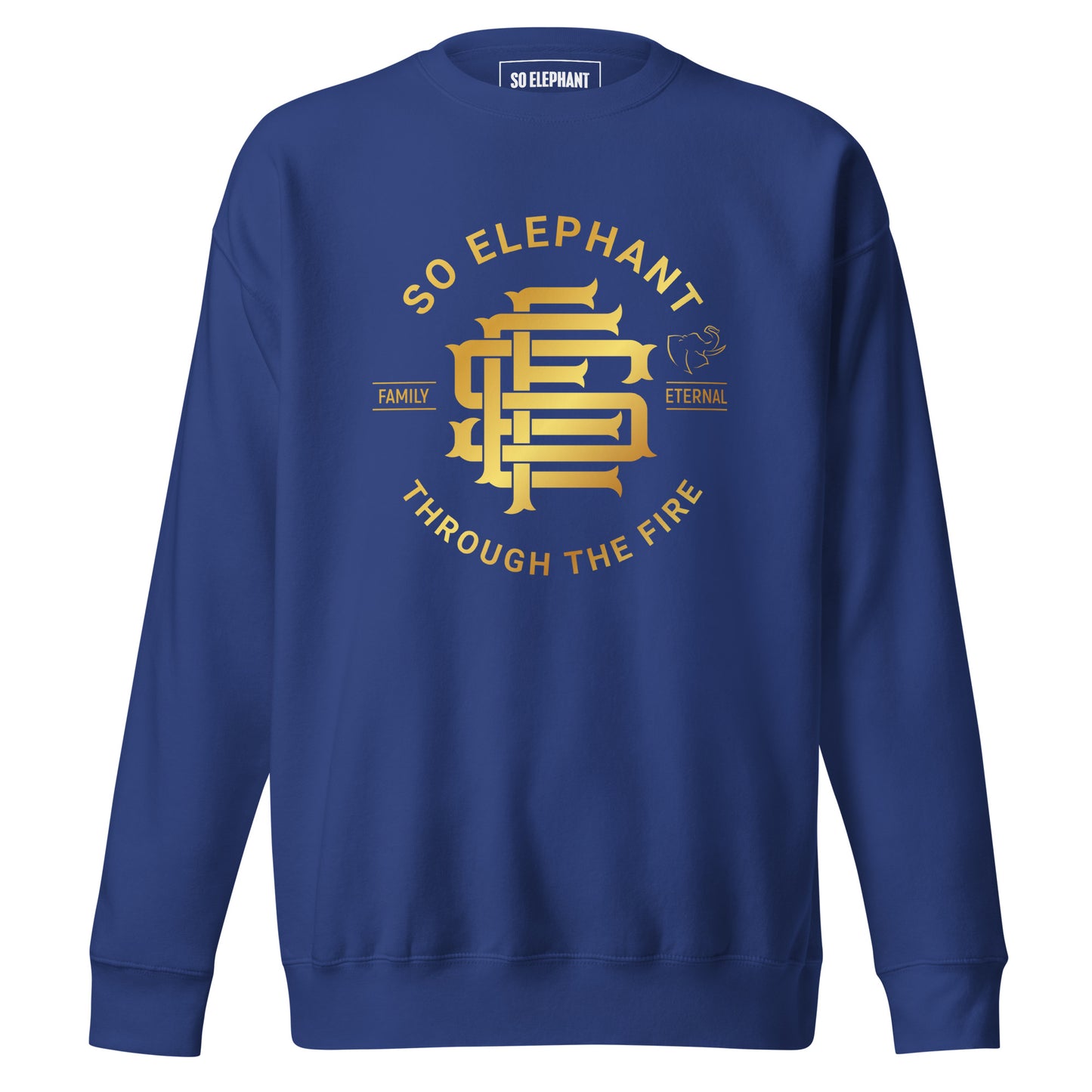 SO ELEPHANT MEN'S "THROUGH THE FIRE" Premium Sweatshirt