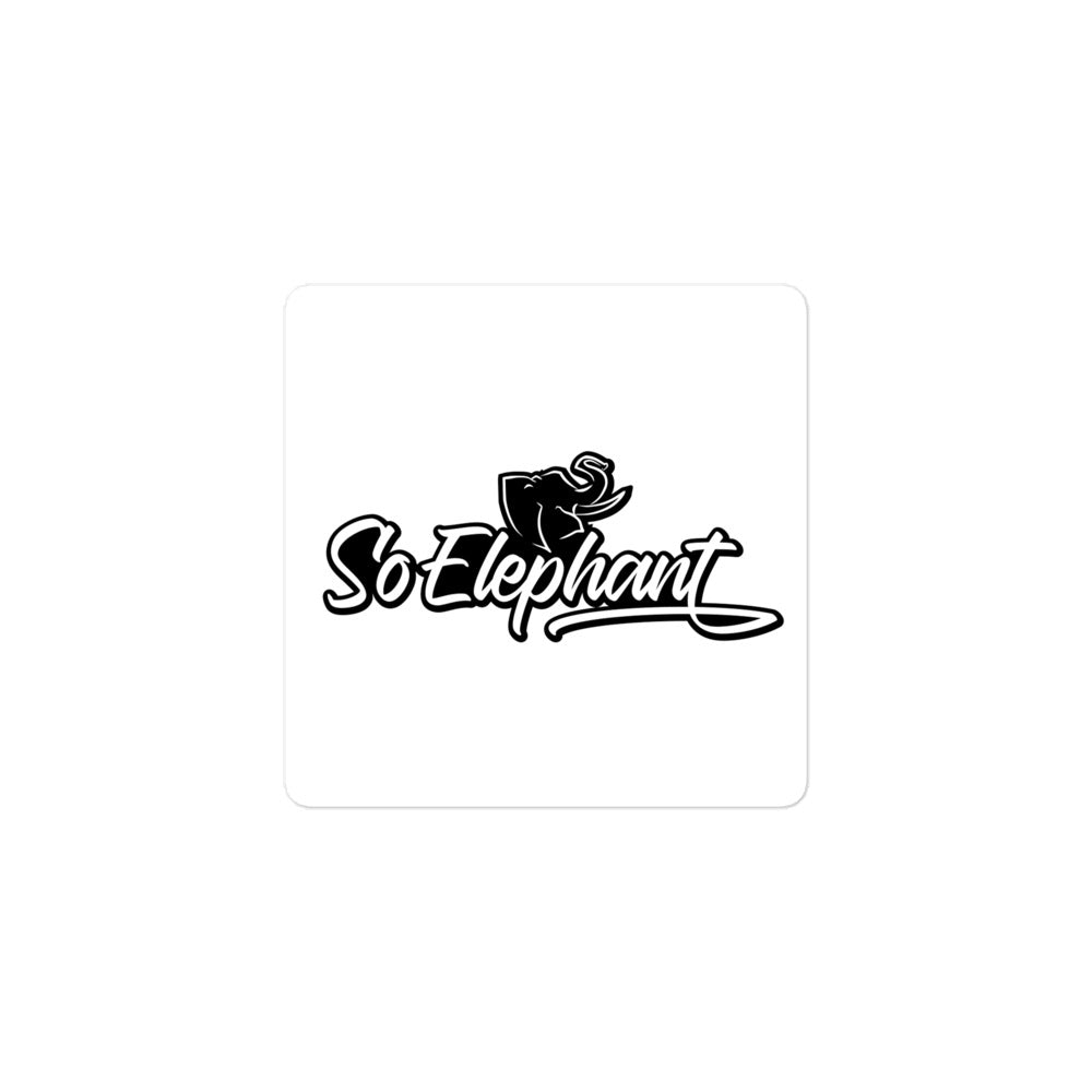 Bubble-free stickers