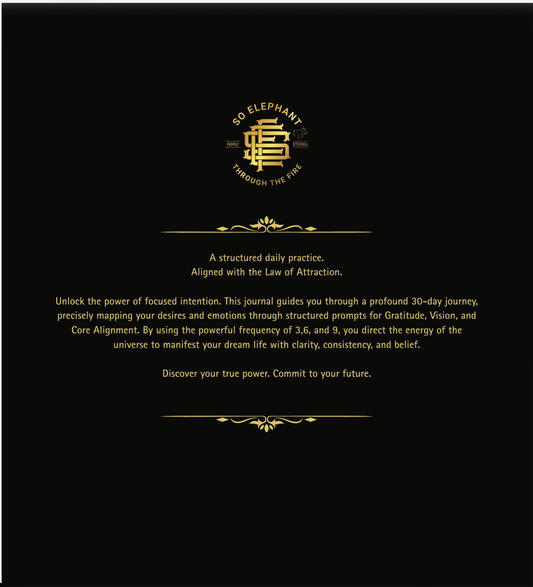 The Three Six Nine Manifestation Journal — Digital Edition (Printable PDF)