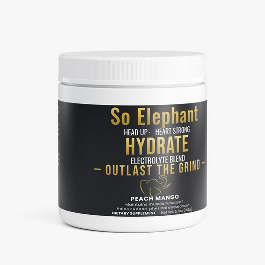 Hydrate Electrolytes — Peach Mango | Performance Series — So Elephant