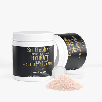 Hydrate Electrolytes — Peach Mango | Performance Series — So Elephant