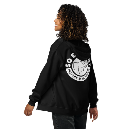 SO ELEPHANT WOMEN'S INSPIRE & MOTIVATE HEAVY BLEND ZIP UP