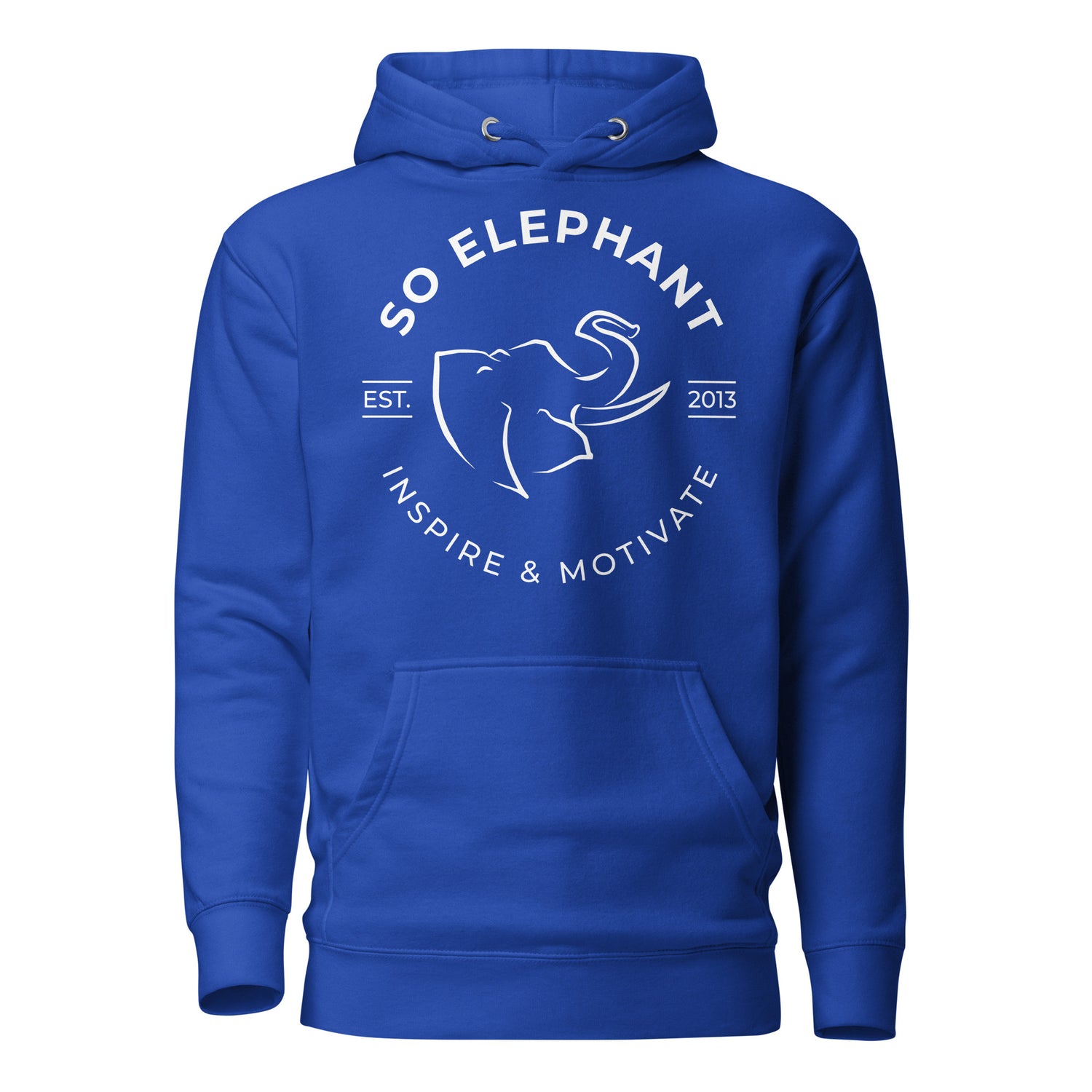 So Elephant Inspire & Motivate 2 Hoodie, front view