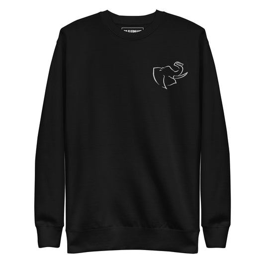 SO ELEPHANT MEN'S "SIMPLE & POWERFUL" EMBROIDERED Premium Sweatshirt