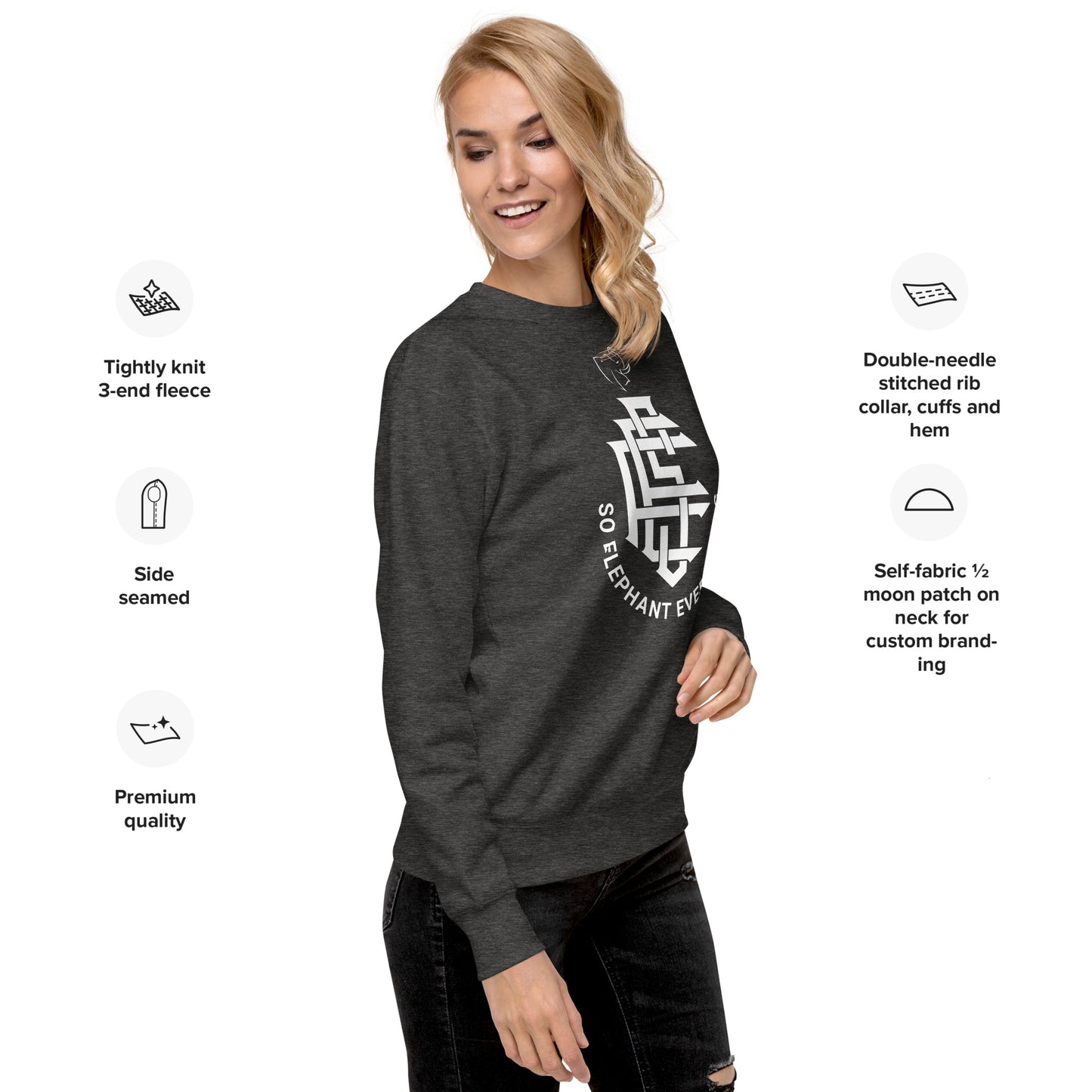 So Elephant Women's 'Everything' Premium Sweatshirt