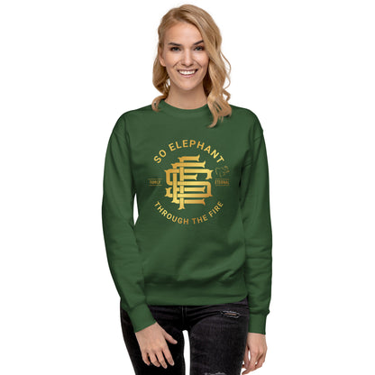 So Elephant Women's Through That Beautiful Fire Sweatshirt