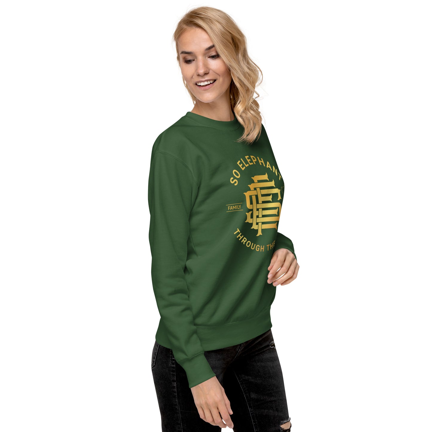 So Elephant Women's Through That Beautiful Fire Sweatshirt