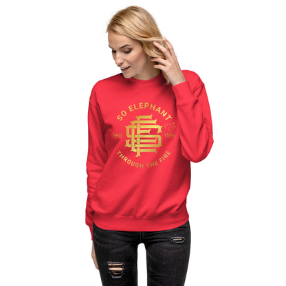 So Elephant Women's Through That Beautiful Fire Sweatshirt