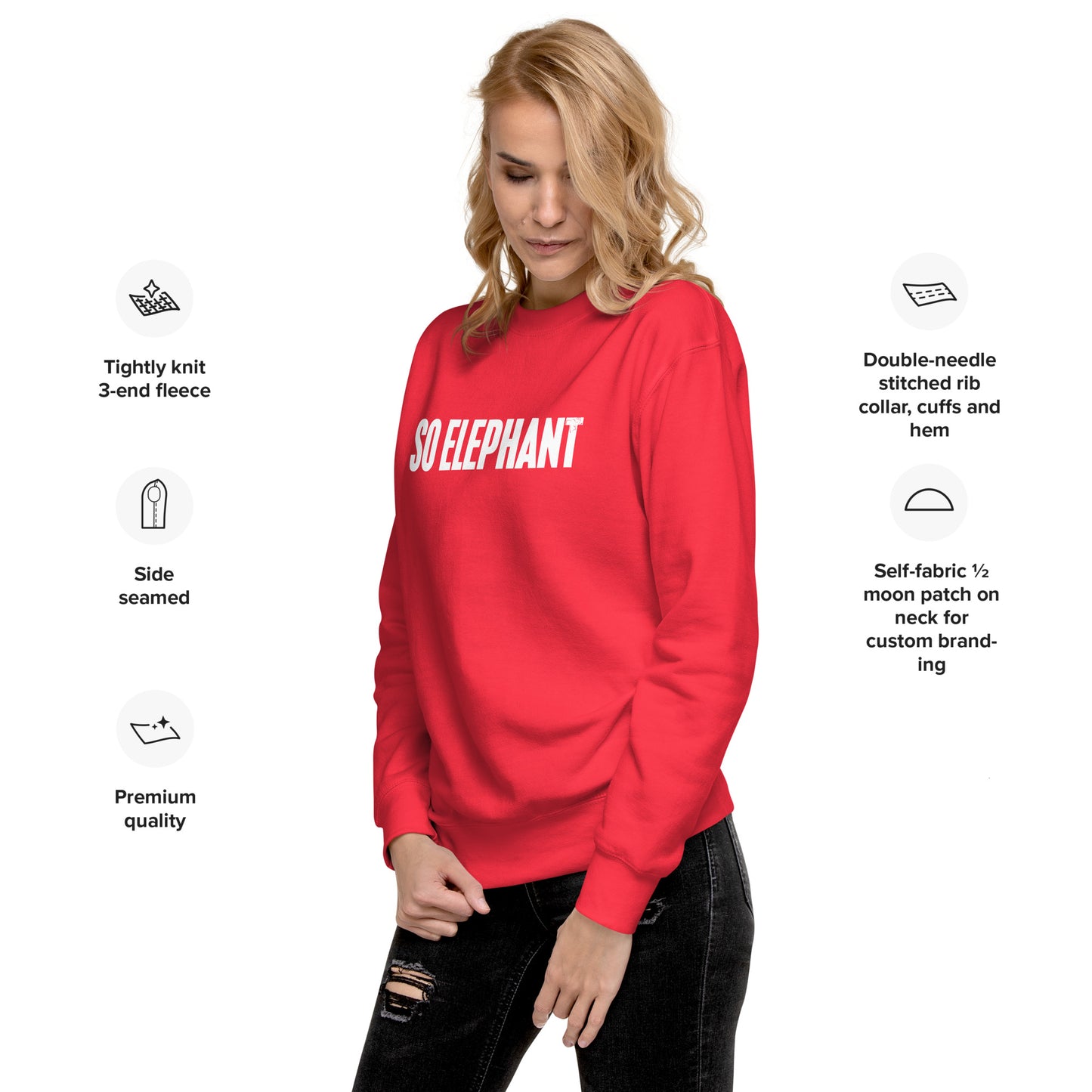 So Elephant Women's Premium Sweatshirt