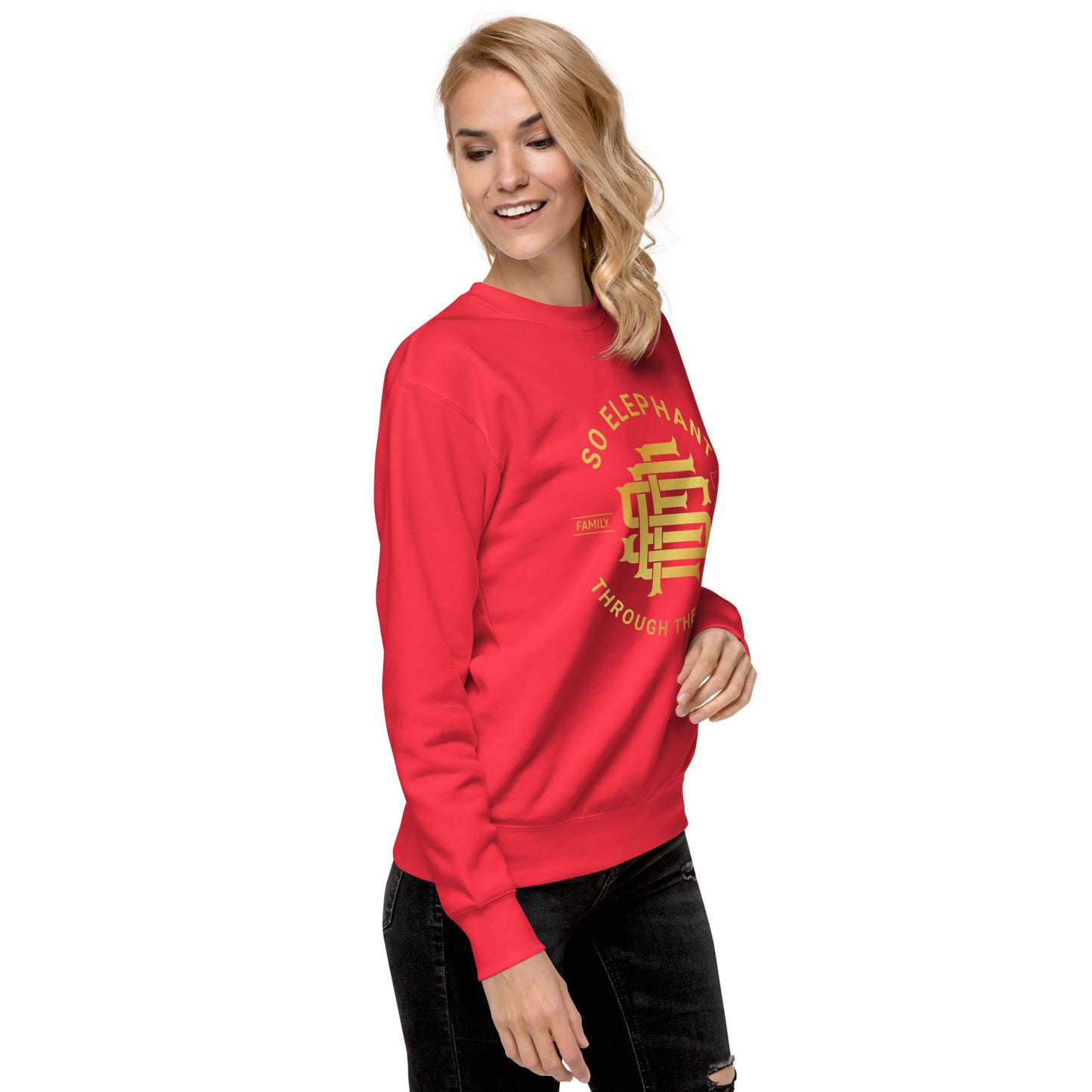 So Elephant Women's Through That Beautiful Fire Sweatshirt