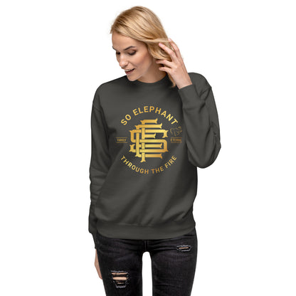 So Elephant Women's Through That Beautiful Fire Sweatshirt