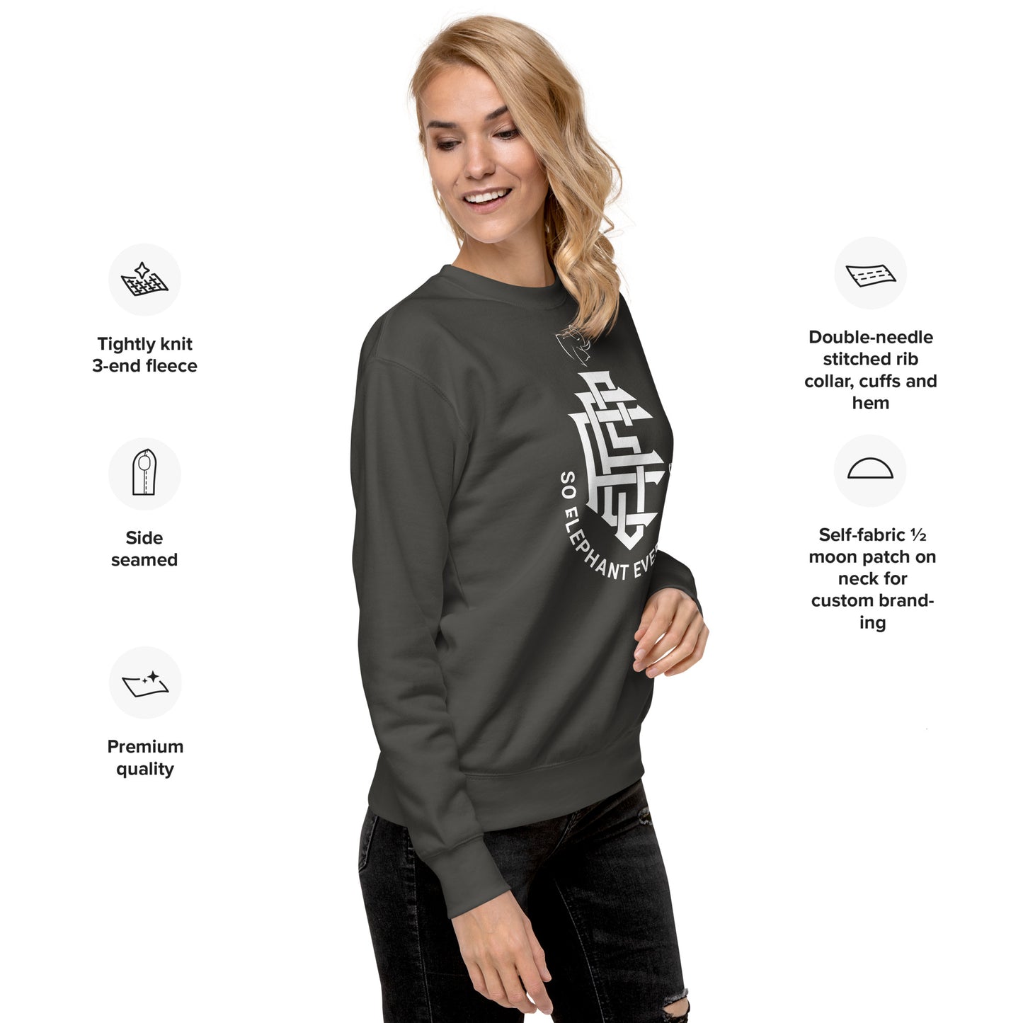 So Elephant Women's 'Everything' Premium Sweatshirt