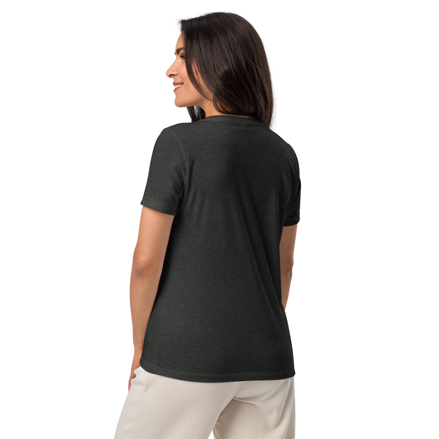 So Elephant Women’s relaxed v-neck beautiful original tee-shirt