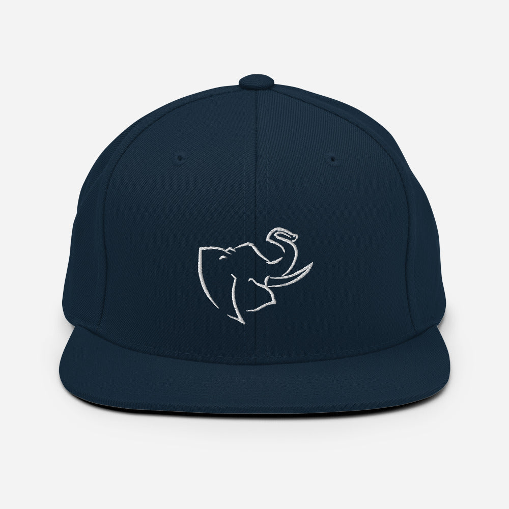 So Elephant Classic Snapback Logo Cap, front view