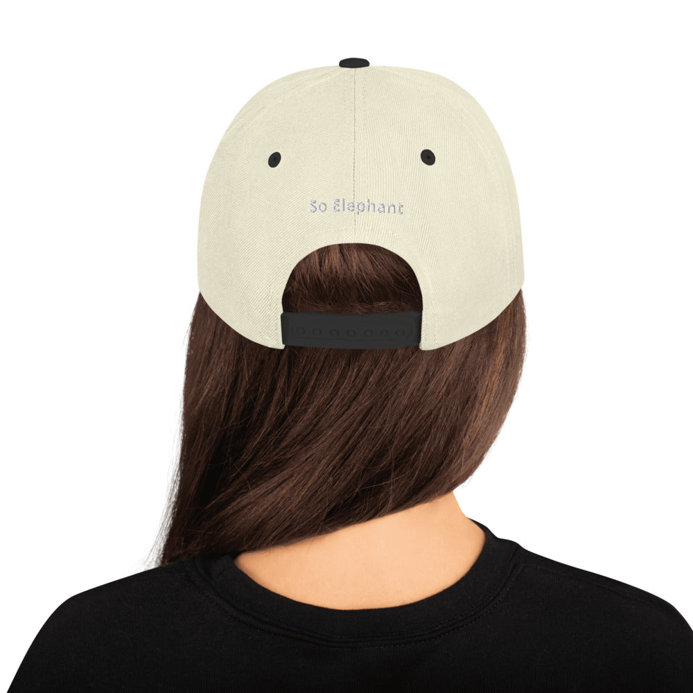 So Elephant Classic Snapback — Logo Cap