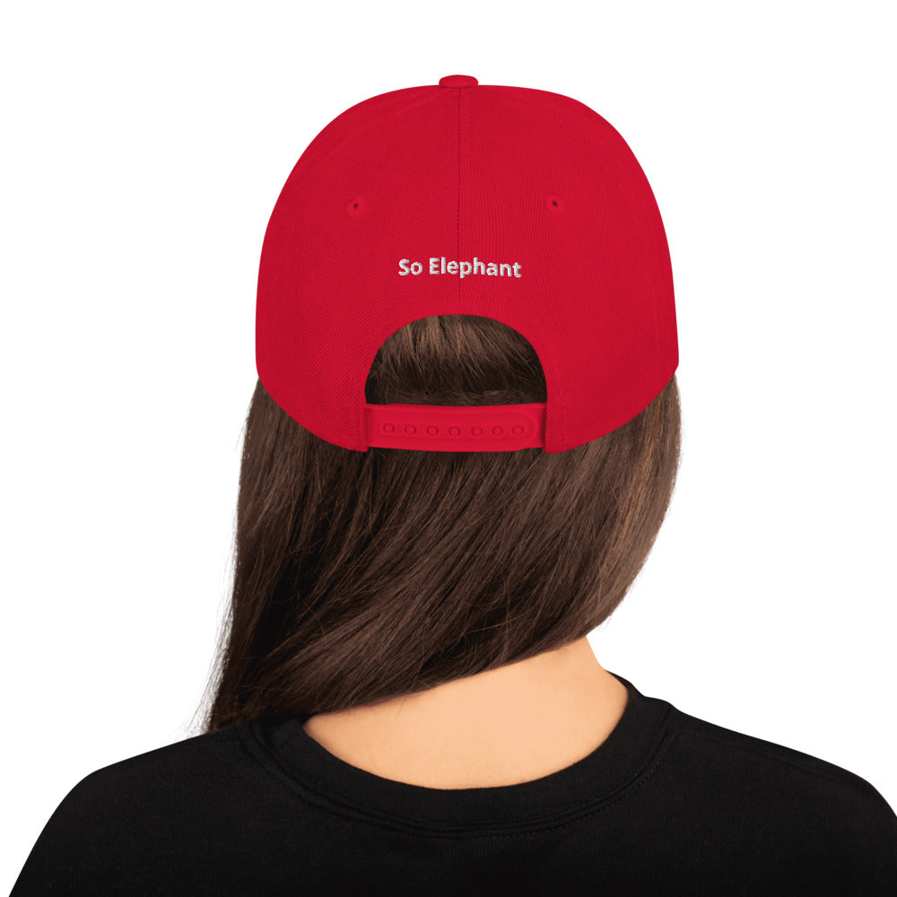 So Elephant Classic Snapback — Logo Cap
