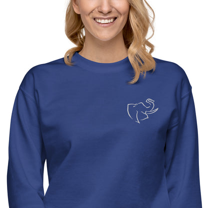 Women's Premium Sweatshirt (Embroidered)