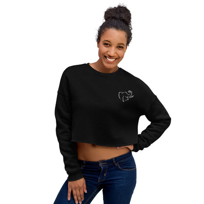 Women's Crop Sweatshirt (Embroidered)