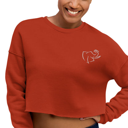 Women's Crop Sweatshirt (Embroidered)
