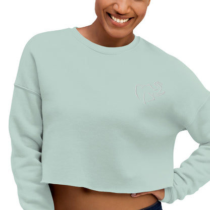 Women's Crop Sweatshirt (Embroidered)