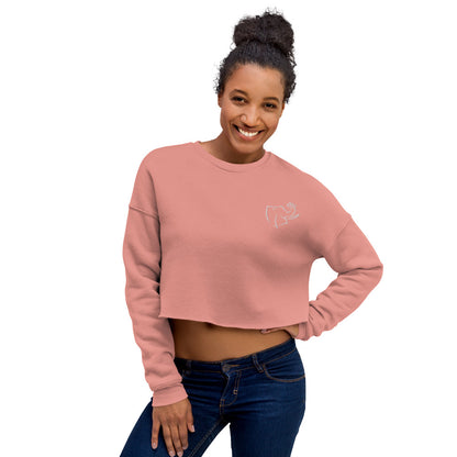 Women's Crop Sweatshirt (Embroidered)