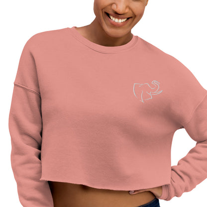 Women's Crop Sweatshirt (Embroidered)