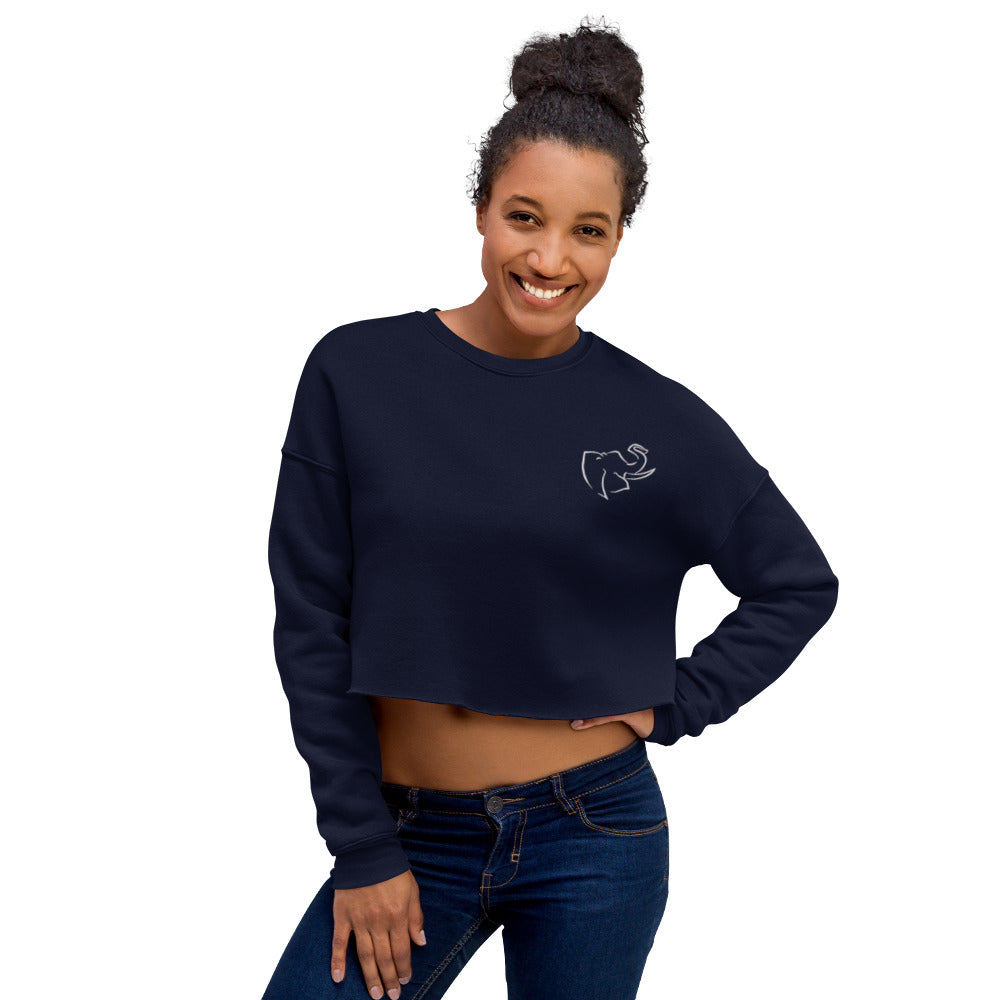 Women's Crop Sweatshirt (Embroidered)
